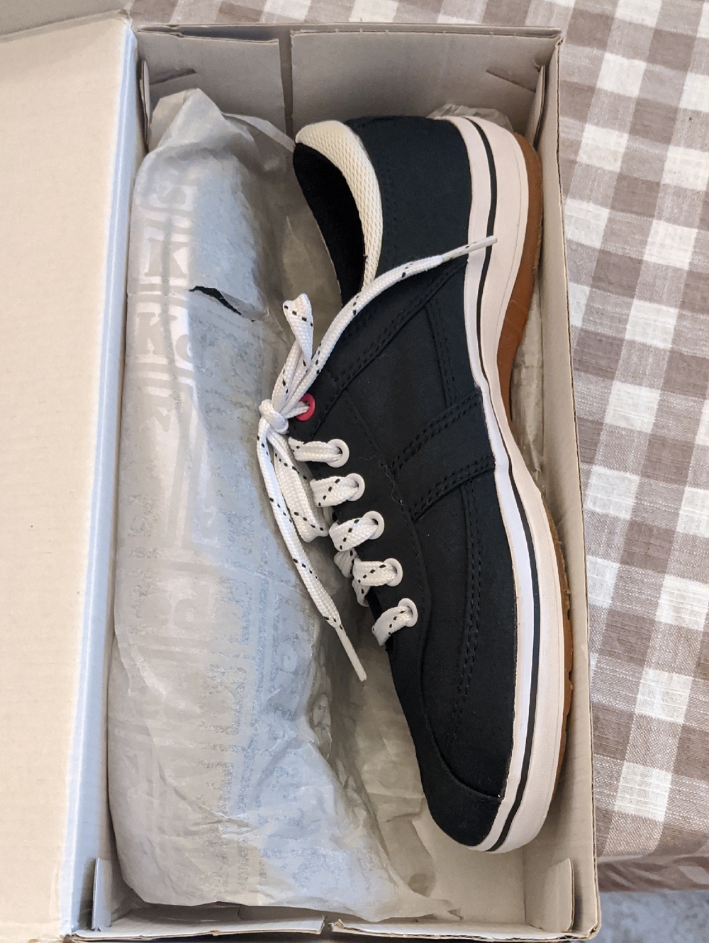 Women's KEDS RAZZLE T-TOE Black SHOES 7.5 SNEAKERS New In Box - Picture 2 of 6